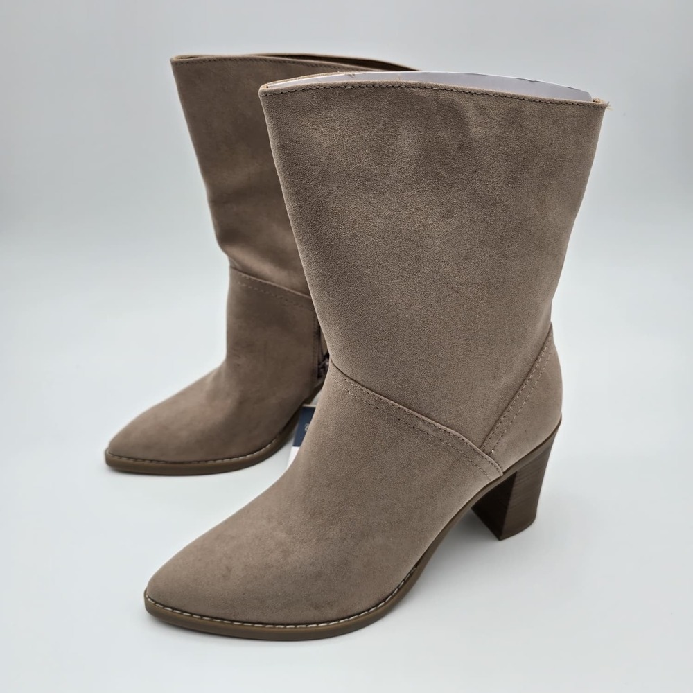 Universal Thread Taupe Boots Size 9.5 - Picture 2 of 7